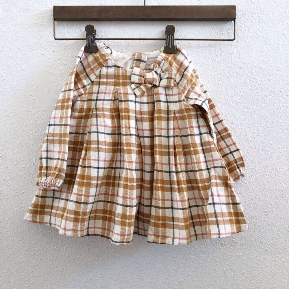 NWT TAHARI Girls Plaid Dress & Leggings‎ Size 12 Months